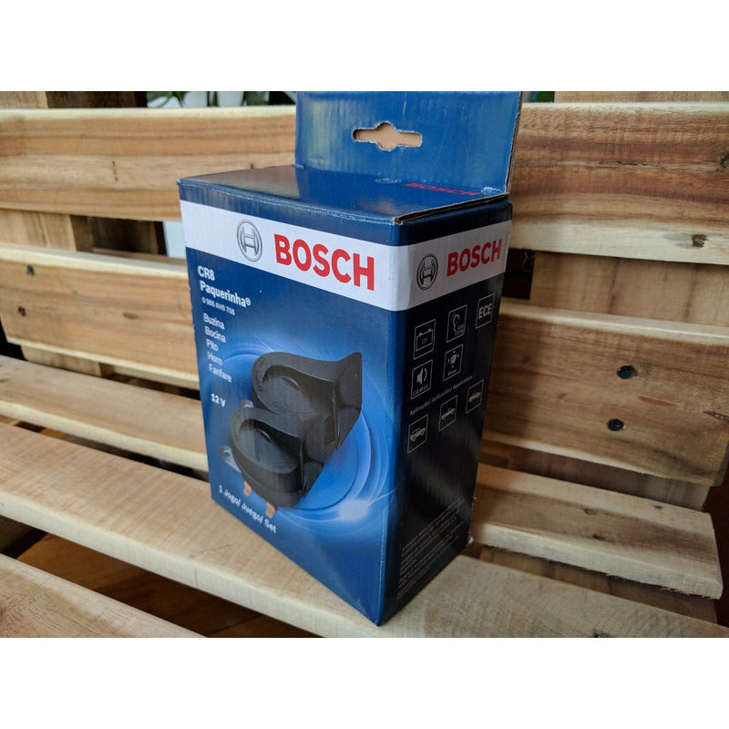 Juego Dos Pitos Corneta Bocina Bosch Cr8 Accesorios Carro Tr3sA